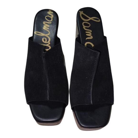 Sam Edelman Women's Josselyn Blank Suede Leather Platform Sandals Size 11 New - Picture 4 of 12